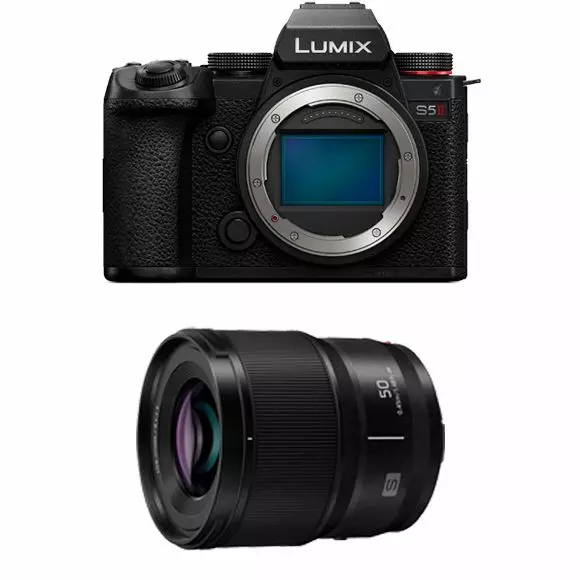 caméra professionnelle Panasonic Lumix S5 II ~1 800 € à 2 000 € PME, Agences de communication, Interviews Stabilisation exceptionnelle et qualité d'image cinéma.